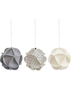 Набор елочных игрушек Tkano New Year Essential Fashion moments / TK23-NY_SET0014