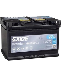 Автомобильный аккумулятор Exide Premium EA770