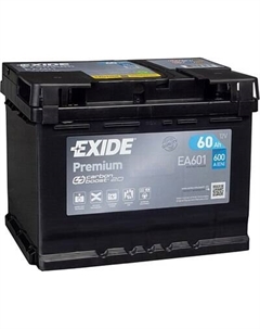 Автомобильный аккумулятор Exide Premium Carbon Boost EA601