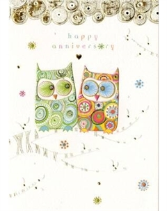 Открытка Turnowsky Две совы на ветке MO5816X1-1