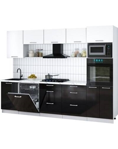 Кухонный гарнитур Интерлиния Мила Gloss 2.9-ПМ1