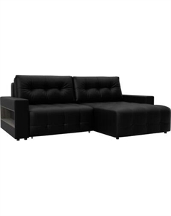 Диван угловой Лига Диванов Лига-053 НПБ угол универсальный с полками / 128943 Лига диванов