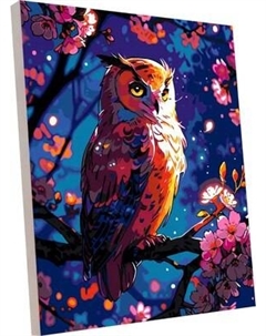 Картина по номерам PaintLine Филин на дереве / PL-00371 Paintline