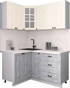 Кухонный гарнитур Интерлиния Мила Деко 1.2x1.5