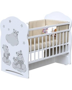 Детская кроватка VDK Timmy колесо-качалка с маятником Vdk