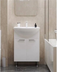 Тумба с умывальником Mixline АлАн-60 554983 + Уют 60