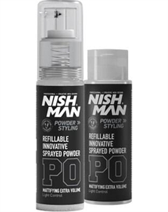 Текстурирующая пудра для волос NishMan P0 Powder Styling Nishman