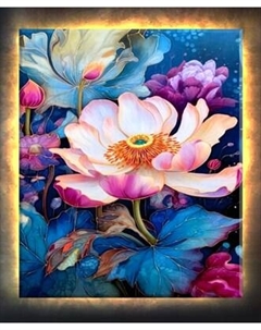 Картина по номерам Молли Цветущий лотос 40x50 / LHR0023 Molli