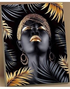 Картина по номерам Флюид Золотая красавица 40x50 / HR0454