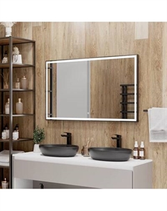 Зеркало Континент Strong Led Black 120х70