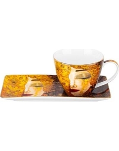 Чашка с блюдцем Elan Gallery Золотые слезы / 420626 Elan gallery