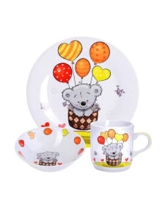 Набор столовой посуды Loraine Мишка 31435