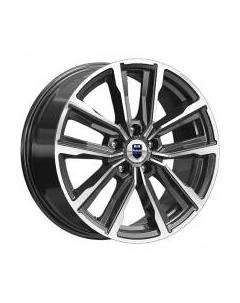 Литой диск K&K Лацио 17x7.5" 5x112мм DIA 57.1мм ET 40мм Алмаз черный K&k