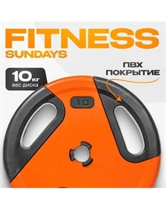 Диск для штанги Sundays Fitness IR91041 Sundays fitness