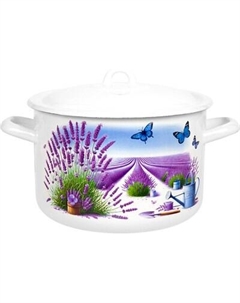 Кастрюля Лысьвенские эмали Лето в Провансе С-16141/4ЭК