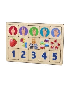 Развивающая игра Десятое королевство Считаем до пяти / 00735