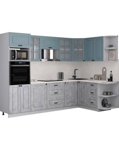Кухонный гарнитур Интерлиния Мила Деко 1.68x2.8 PR