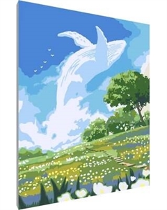 Картина по номерам PaintLine Небесный кит / PL-00065 Paintline