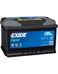Автомобильный аккумулятор Exide Excell EB712