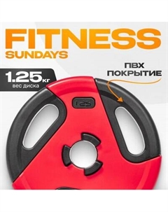 Диск для штанги Sundays Fitness IR91041 Sundays fitness