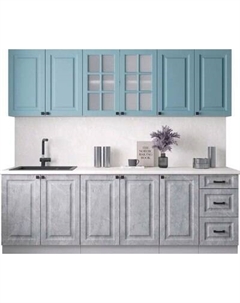 Кухонный гарнитур Интерлиния Мила Деко 2.4А