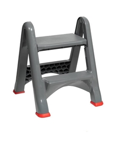 Лестница-стремянка складная 221318 (серый) Bradex