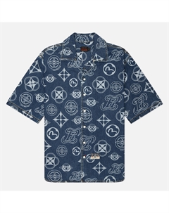 Мужская рубашка Heritage Monogram All Over Print Denim Evisu