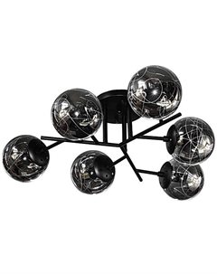 Светильник подвесной (M) 6x60Вт E27 черный НПБ 02-6x40-101 8453/6 Aitin-pro