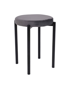 Стул PLUTO темно-серый велюр HLR-21/черный Akshome