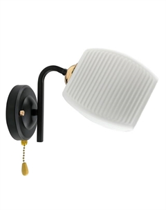 Светильник настенный (бра) НББ 03-60-101 N5485/1W чёрный/золото (1*60Вт, Е27) Aitin-pro