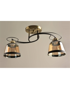 Светильник подвесной (М) BL-7605/2 AB+BK 2х40Вт Е27 Mirastyle