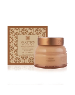 Питательная маска для лица, придающая сияние "ЧИСТЫЙ КОКОС" (100гр) 100 Spa ceylon