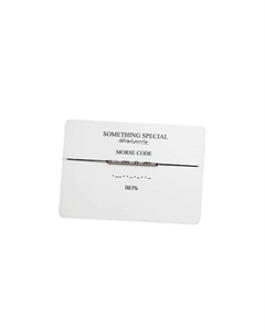 Браслет Морзе "Верь" Something special lifestyle jewelry