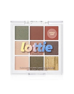 Палетка теней для век 9 оттенков Envy Me Lottie london