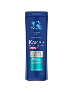 КЛИАР Шампунь MEN DERMA EXPERT ПРОТИВ ПЕРХОТИ КОНТРОЛЬ ЖИРНОСТИ 380 Clear