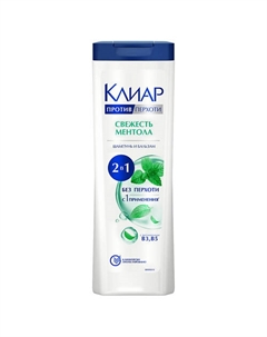 КЛИАР Шампунь Свежесть с ментолом 2 в 1 380 Clear