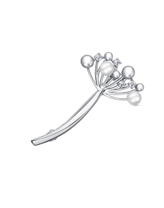 Брошь Приволжский ювелирный завод красная пресня