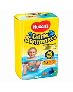 Подгузники трусики Little Swimmers для плавания 12-18 кг Huggies