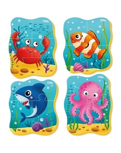 Мягкие пазлы "Морские жители El'basco