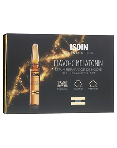 Ночная сыворотка для лица ceutics Flavo C Melatonin Night Repair Serum 30 Isdin