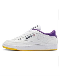 Кроссовки Club C 85 Eric Emanuel White Purple Yellow Reebok