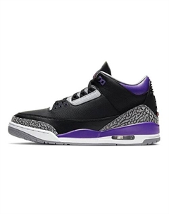 Кроссовки 3 Retro Black Court Purple Nike