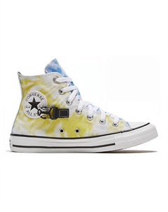 Кроссовки Chuck Taylor All Star Womens Buckle Up High Rainbow Tie Dye Womens Converse