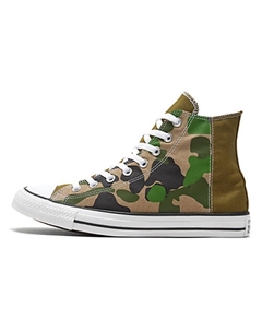 Кроссовки Chuck Taylor All Star Hi Half Green Camo Converse