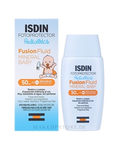 Солнцезащитный детский крем Fotoprotector Pediatrics Fusion Fluid Mineral Baby SPF50+ 50 Isdin