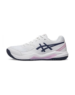 Кроссовки Gel Dedicate 8 Abrasion Resistant Low Top Tennis Shoes Women's White Blue Asics