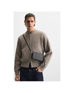 Сумка из рельефного материала Zara