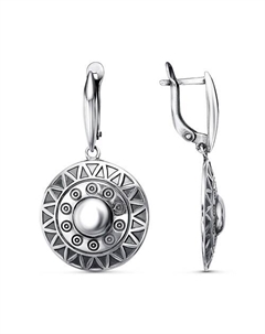 Серьги Приволжский ювелирный завод красная пресня