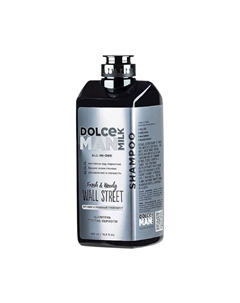 Шампунь против перхоти УОЛЛ СТРИТ WALL STREET MAN 460 Dolce milk