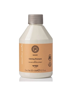 Шампунь успокаивающий для сухой и чувствительной кожи головы с экстрактом тыквы, веган Calming 300 Bulbs&roots